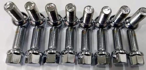 PARAFUSO CROMADO LONGO P/RODA BRASILIA/FUSCA - 16PÇS