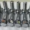 PARAFUSO CROMADO LONGO P/RODA BRASILIA/FUSCA - 16PÇS