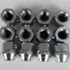 PORCA CROMADA VAZADA P/RODA FORD CORCEL/PAMPA - 12 PÇS