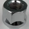 PORCA CROMADA VAZADA P/RODA FORD CORCEL/PAMPA - 12 PÇS