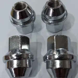 NF-2 PORCA CROMADA P/RODA NEW FIESTA/KA NOVO - 16pçs - 008031 D