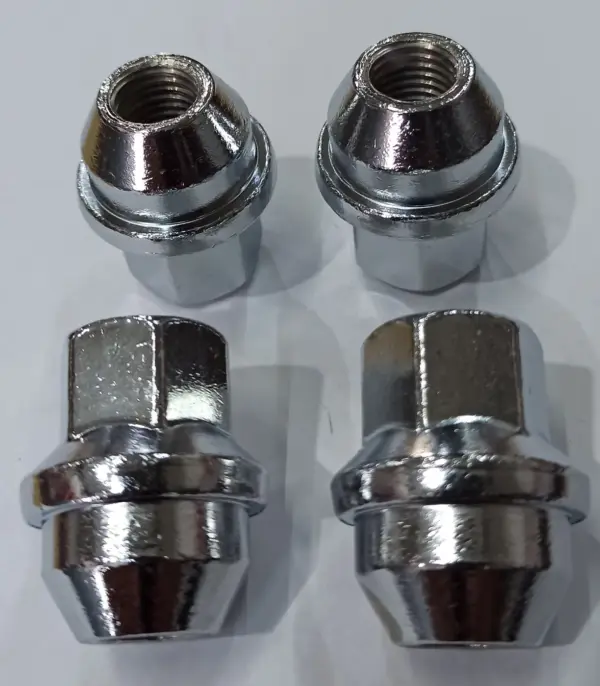 PORCA CROMADA P/RODA NEW FIESTA/KA NOVO - 16pçs - 008031 D