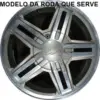 CALOTA CENTRAL P/RODA S-10/BLAZER 2003/2008 ARO 16" - 1PÇ - 2401