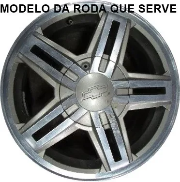 CALOTA CENTRAL P/RODA S-10/BLAZER 2003/2008 ARO 16" - 1PÇ - 2401
