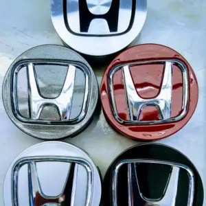 h1-scaled-1 CALOTINHA CENTRAL P/RODA HONDA FIT/CITY C/LOGO CROMADO - 1PÇ - 002281-C