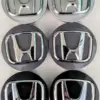 CALOTINHA CENTRAL P/RODA HONDA FIT/CITY C/LOGO CROMADO - 1PÇ - 002281-C